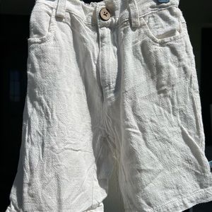 4T boys linen shorts